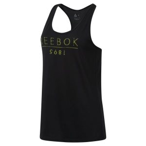 Reebok 1895 Racer Muskelshirt Damen - Schwarz - DE 325-YDA